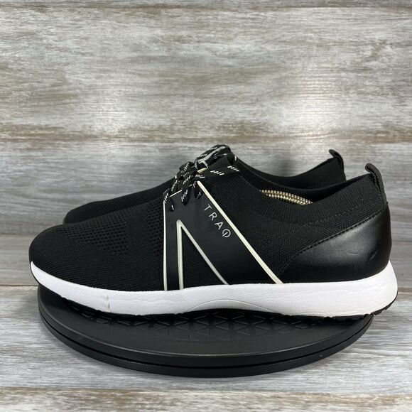 TRAQ by Alegria Women's Qool Smart Black Athletic Shoes Size EU 42 US 11.5 - Picture 1 of 8